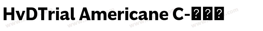 HvDTrial Americane C字体转换